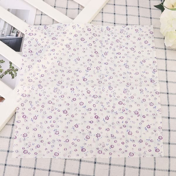 7 st / set 100% bomull Batiks syhantverkstyg för DIY plånbok kuddfodral (L)