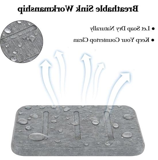 - Diatomite Soap Dish - Soap Saver - Quick Drying - Grey - Soap Holder - Suitable for Bath and Shower - 2 Pieces