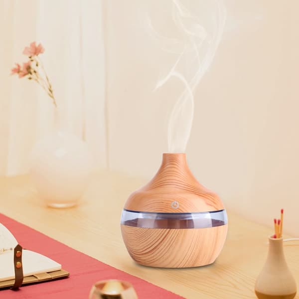 Wood Grain USB Humidifier and Oil Diffuser (300ml)