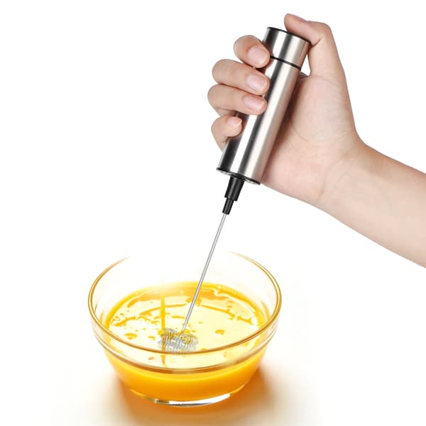 Kaffevisp i rustfrit stål, mixer, elektrisk æggepisker, mælkeskummer, køkkenredskab til hjemmet