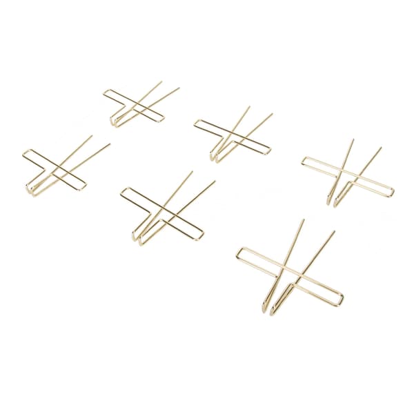 10-pack metal paper clips, 88mm office clips for journaling, note sorting and organizing supplies