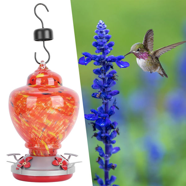 Pihapihan Värikäs Maalaus Lintujen Ruokinta-astia Veden Ruokinta Työkalu Hummingbirdeille Käyttötyyppi A
