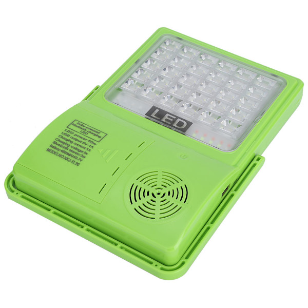 Aurinkoenergialla toimiva LED-valo, monitoiminen kannettava langaton kaiutin ja varoitusvalo Bluetoothille