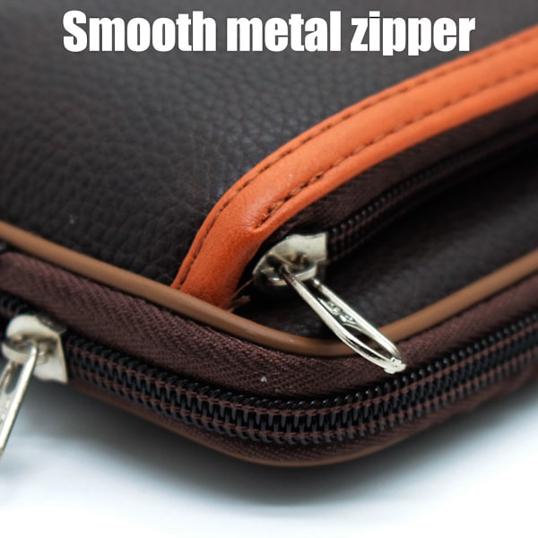 Vertikal PU läder mobiltelefon Fanny pack man bär bälte multifunktion mobiltelefon väska