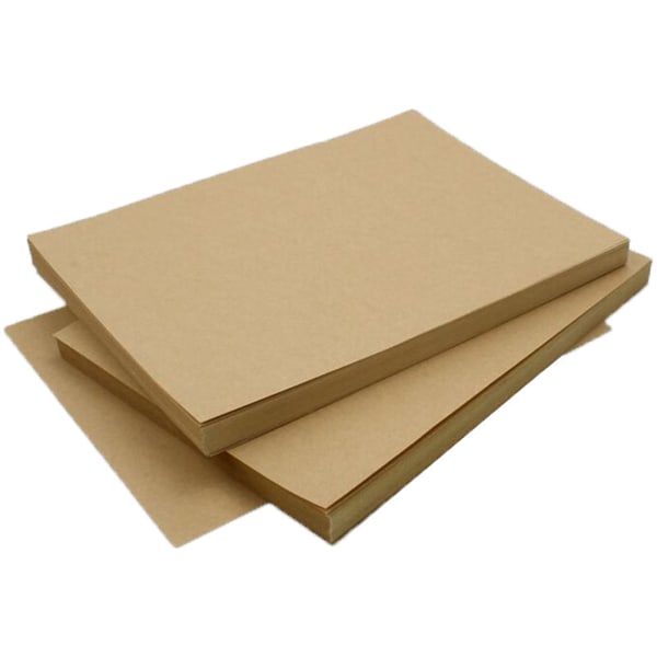 50 Sheet A4 Brown Kraft Sticker Paper Sheet Self Adhesive Label Inkjet Printer