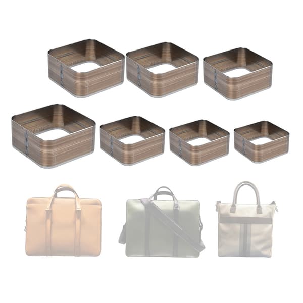 7 pcs 20-50 mm Leather Cutting Dies Set Square Shape Tool for DIY Craft Punch Die