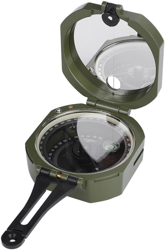 Professional Geological Compass - Outdoor - High Accuracy - Waterproof - Multifunctional - Suitable for Hiking, Backpacking and
