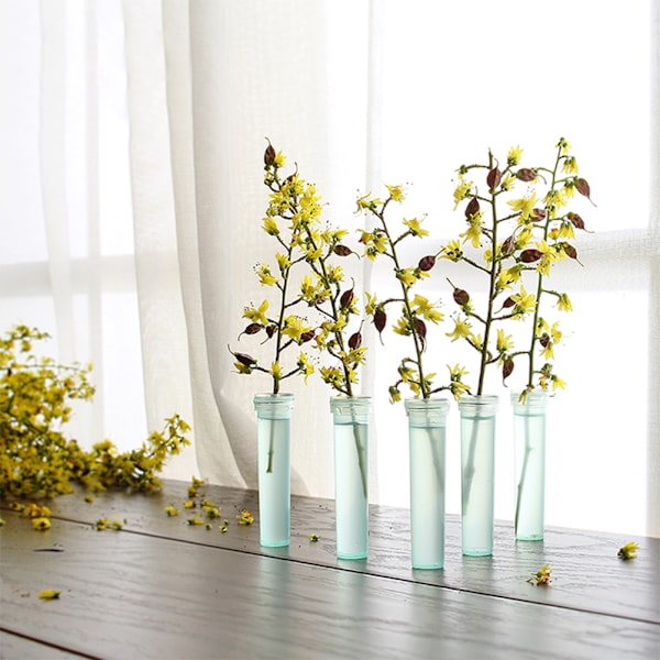 100 stk. Blomster Rør Klar Plastik Blomster Vand Rør Blomster Rør til Blomsterarrangementer