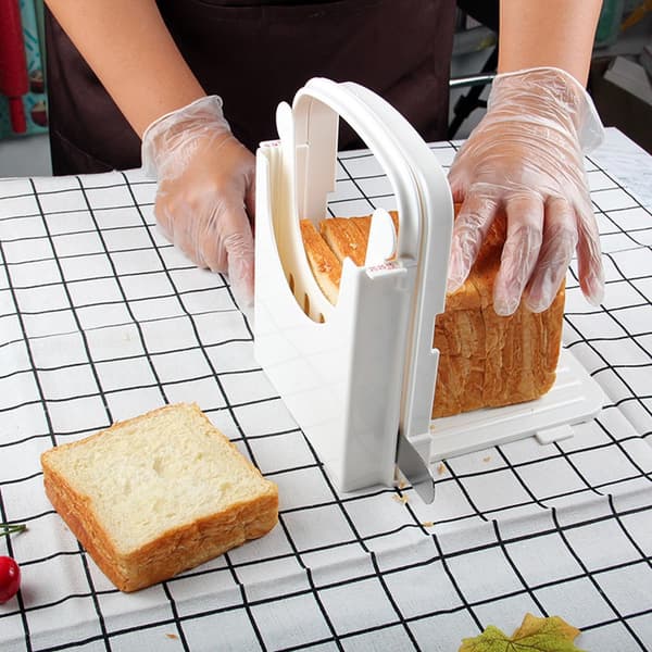 Brødskærer - Sammenklappelig manuel brødskærer til toast og kager