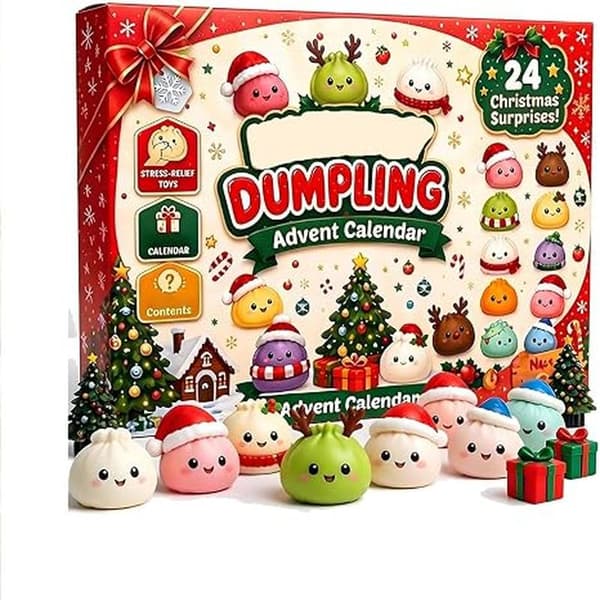 Jule Squishies Adventskalender 2026 Nedtelling for Voksne A