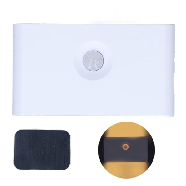 LED Nattlys Smart Bevegelsessensor Lys USB-lading Magnetisk Skap Nattlys for Korridor