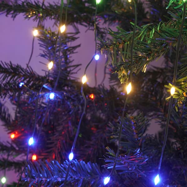 LED Waterfall Lights for Christmas Tree, Garden, Party, and Camping - Decorative String Lights, Outdoor Lighting