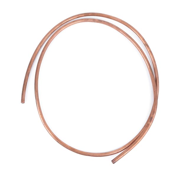 2m C1100 T2 Copper Pipe Soft Coil Tube for Air Conditioning Refrigerator OD 10mm / ID 8mm
