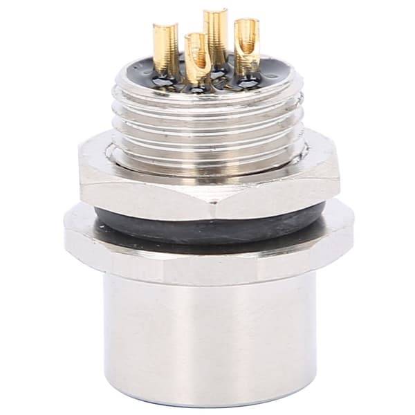 M12 Waterproof Connector - Front Mount Socket