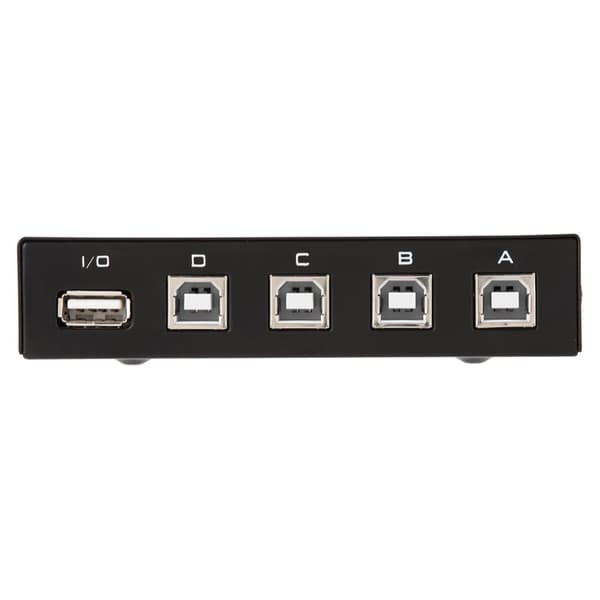 USB 2.0 Manual Sharing Switch for PC Printer Scanner (4 Ports)