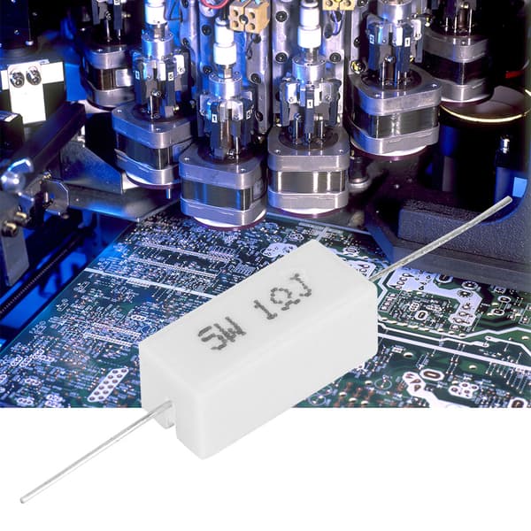 10 Pcs Cement Resistor Power Tolerance 5% Insulated Electronic Components 5W(1R)