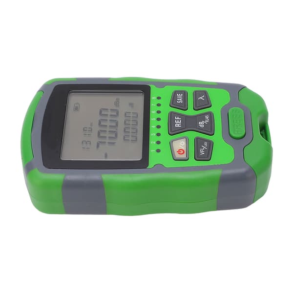 Fiberoptisk effektmåler, -70~+10dBm, genopladelig LCD-skærm, 20mW, 5-pak