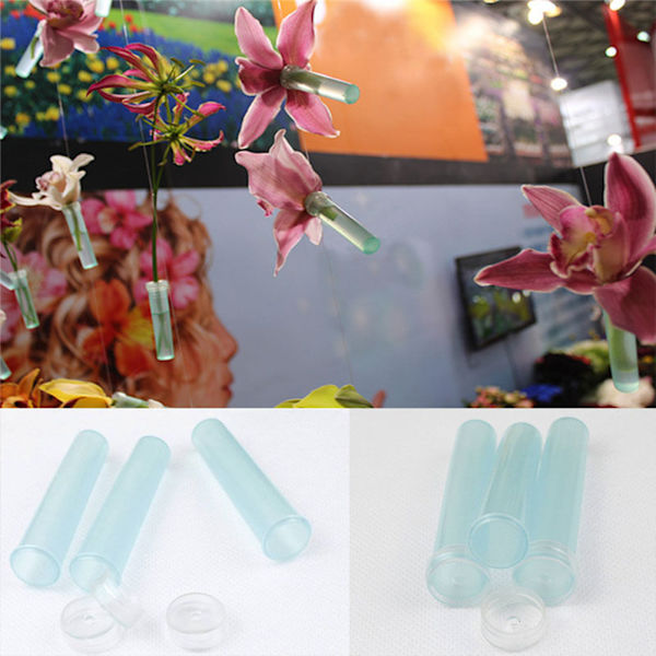 100 stk. Blomster Rør Klar Plastik Blomster Vand Rør Blomster Rør til Blomsterarrangementer
