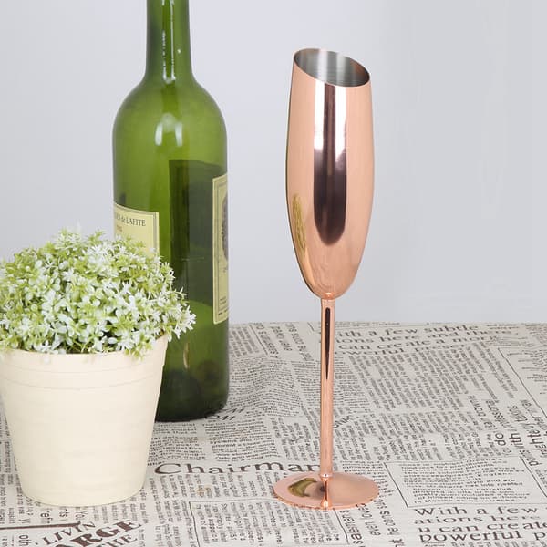 304 Rustfrit Stål Rødvinsglas Cocktail Champagneglas Bæger Bartilbehør Rosaguld