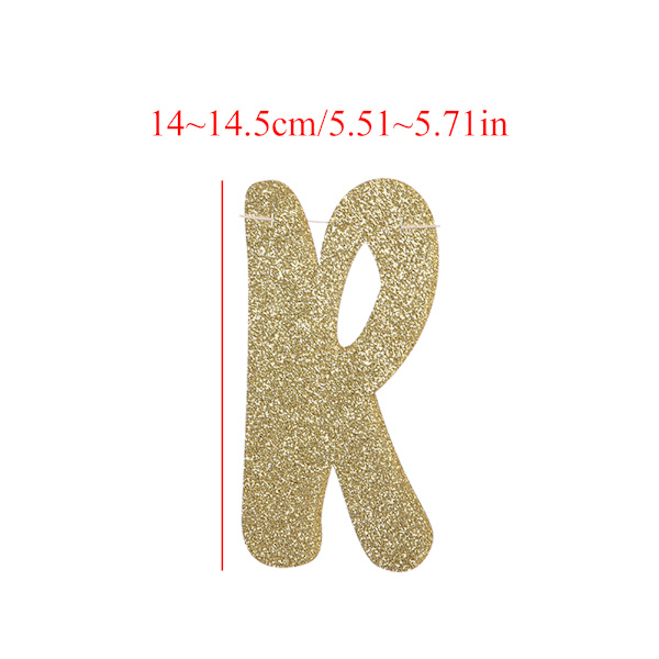 JUST MARRIED Banner Bunting Letter Streamer Bröllopsdekoration (Guld)