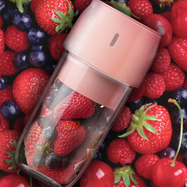 Bärbar USB elektrisk fruktjuicer Handhållen juicemaskin Blender omrörningskopp flaska för hemmet