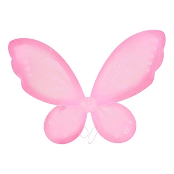 Glitter Butterfly Wing för barn Flickor Änglavinge Fairy Wing med elastiska axelband för Halloween Carnival Cosplay kostymfest