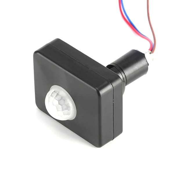 Black PIR Switch Infrared Motion Lighting Sensor Detector Wall Mount Switch Outdoor