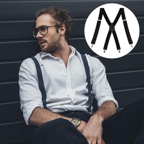 Herre X-formet bred retro-selerem med robuste klemmer - Sort, størrelse L