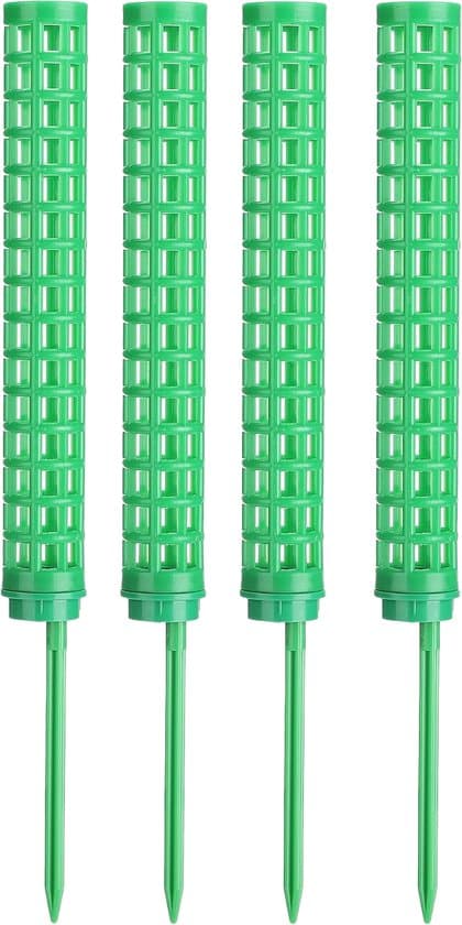 Plant Support - Moss Pole Plant Support for Monstera and Pothos (4-pack) - Green