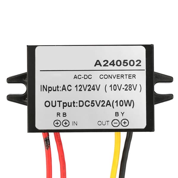 AC/DC-virtalähdemoduuli - Muuntaa AC 12V/24V DC 5V:ksi