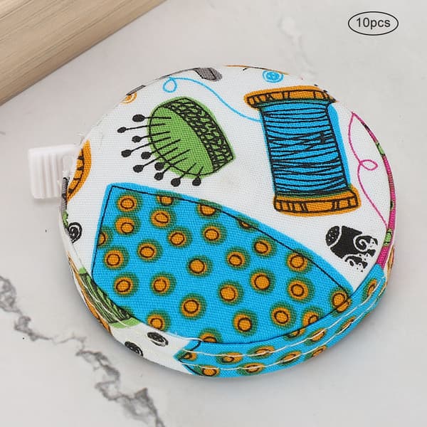 10 Pcs Tape Measure Portable Retractable Soft Ruler Sewing Tape for Tailor Craft
