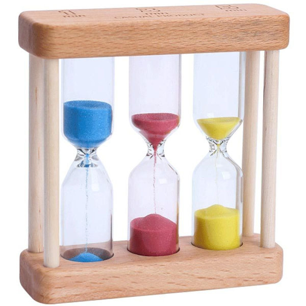 Farverigt Timeglas Sandur Timer 1 / 3 / 5 Minutter Sandglas Skrivebords Dekoration