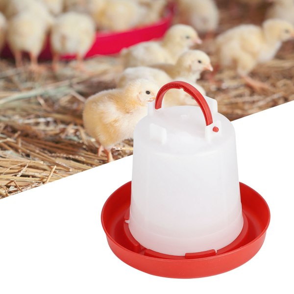 10 st Automatisk Kyckling Fjäderfä Höns Dryckare Vattenkanna Mat Matare Vatten hink Lantbruksutrustning