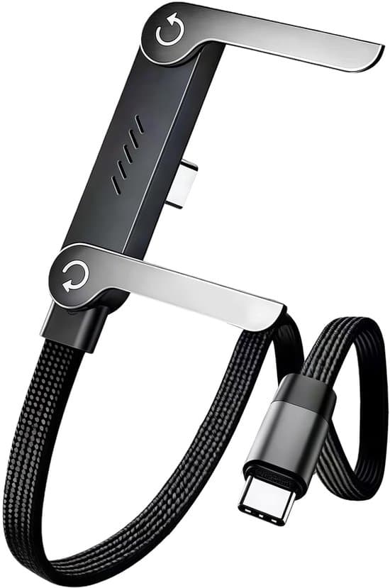 2-in-1 Charger - 240W Charging Cable - Charging Cable - USB-C to USB-C Charging Cable - 1 Charging Cable - 1 Charging Cable with Stand