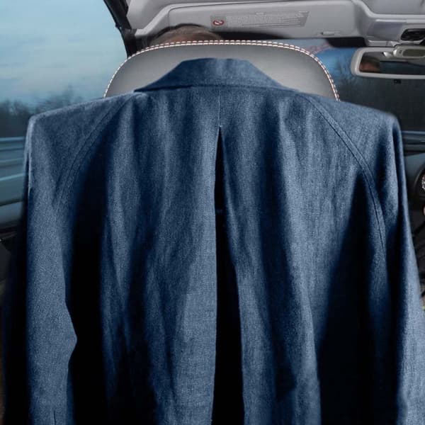 Adjustable Stainless Steel Clothes Hanger - Hang clothes securely on headrest bars