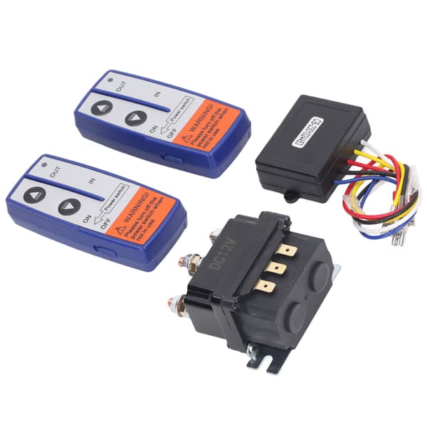 12V 250A Winch Relay Contactor Kit with Wireless Remote Control Switch for Truck SUV
