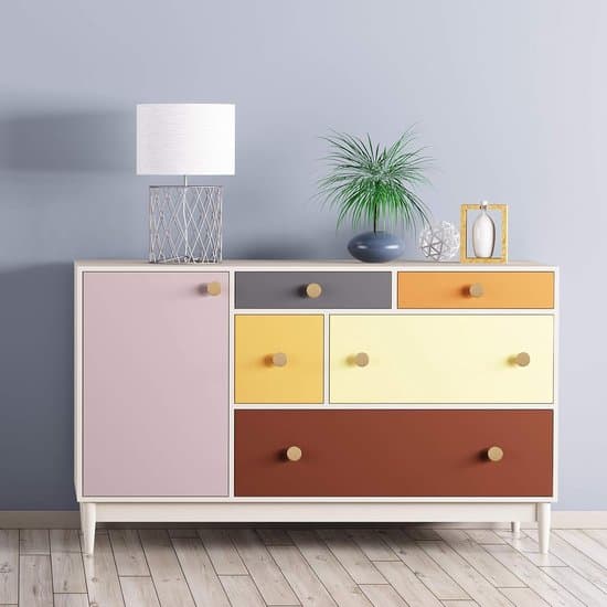 Brass Knobs Ø2.5cm, Handles for Drawers and Doors with Mounting Bolts for Kitchen and Wardrobe
