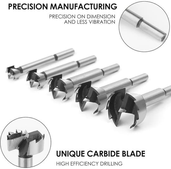 Fossner 60 mm drill bit - Professional woodworking drill bits for precision work.