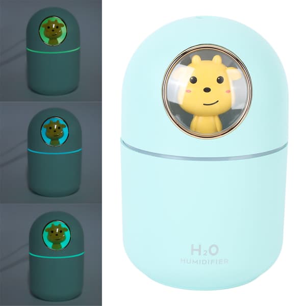 Blue Cow Aroma Diffuser 300ml, USB Humidifier with Auto Shut-Off for Bedroom, Office, Home Decor