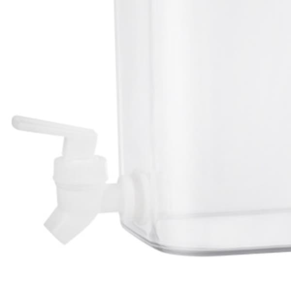 Cold Water Kettle Large Capacity Thick Faucet Sealed Beverage Storage Jug for Kitchen Yellow‑4.5L