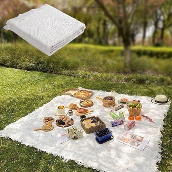 180x180 cm Extra large foldable waterproof outdoor beach picnic blanket