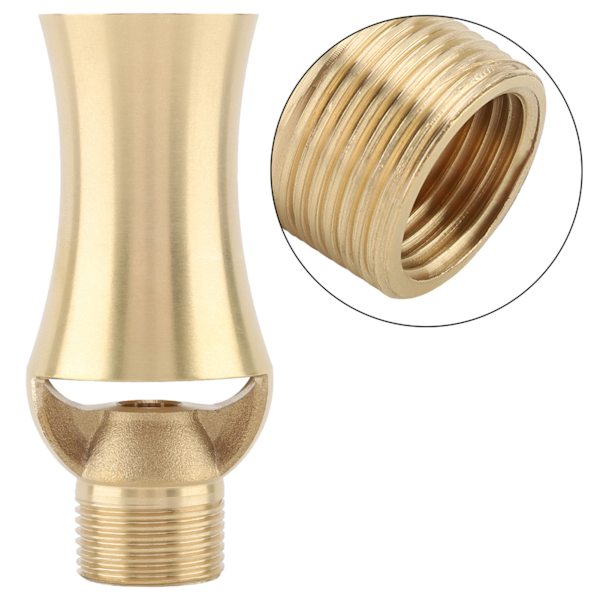 Messinki-jäätorni Cascade Cedar -vesisuihkupään suihkusuutin lampi sprinkleri (1/2''3/4''）