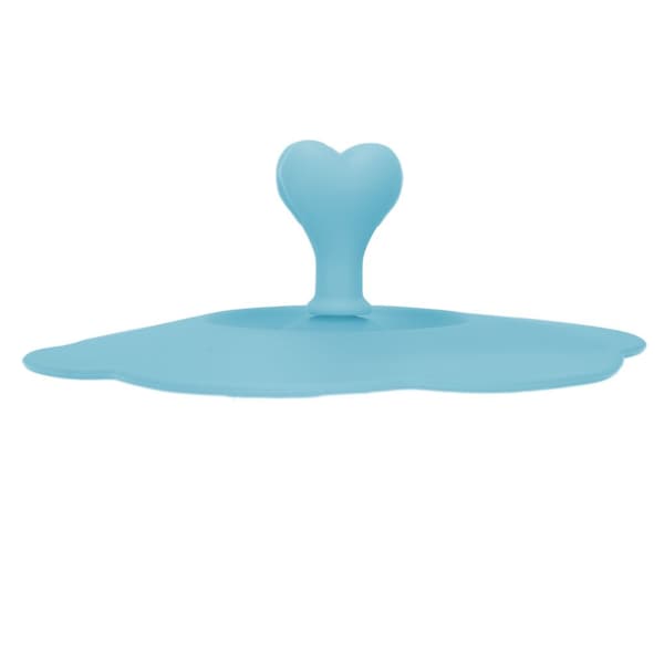 Blue Silicone Lid: Dustproof, Heat Resistant, for Hot and Cold Drinks, Kitchen and Home