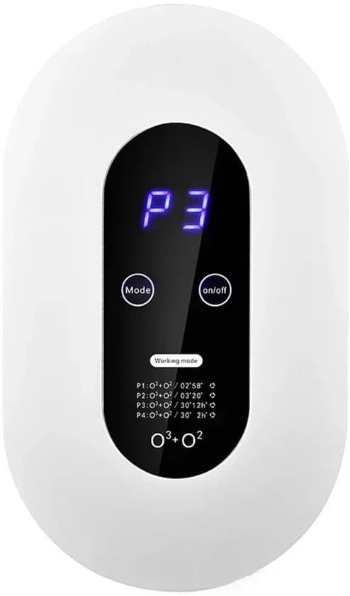 Air Purifier, Negative Ion Generator, Ozone Deodorizer, Pet/Bathroom/Kitchen, Formaldehyde Remover, Mini.