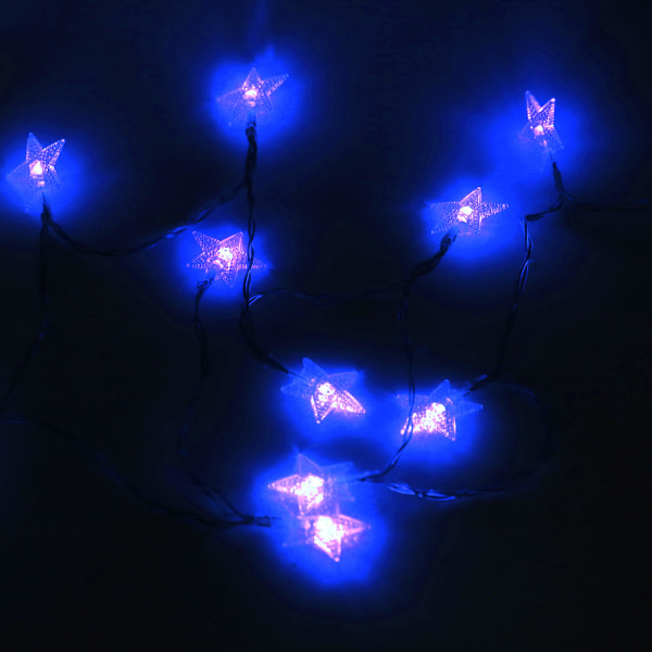 5m 40 LED Star Fairy String Light for Bedroom Lawn Landscape Garden Home Holiday Blue