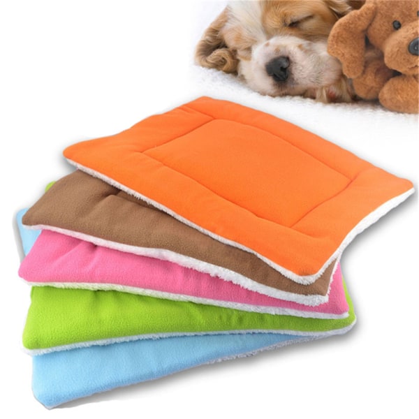 Random Color Cute Cozy Pet Dog Soft Bed Mat Plush 45*35cm Soft  Dog Bed Pet Cushion Winter Pet Supply