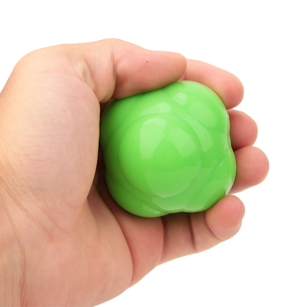 Silikon Hexagon Agility Reaktion Hastighetsboll Fitness Träningsleksaker för Nybörjare (Grön)