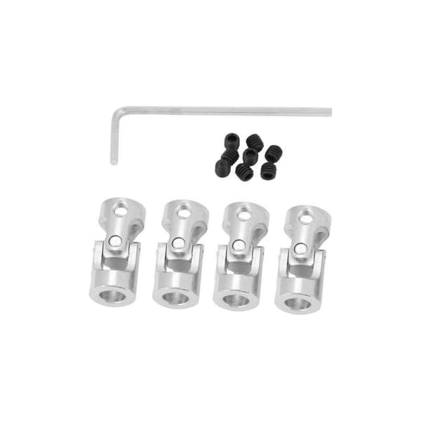 4-delt akselkobling motorforbinder styring DIY længde 23 mm OD 11 mm universalled (66 mm)