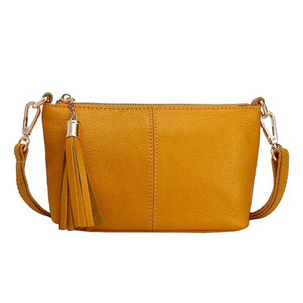 Liten crossbody-väska, lätt handväska i veganskt läder, handledsväska med justerbar axelrem