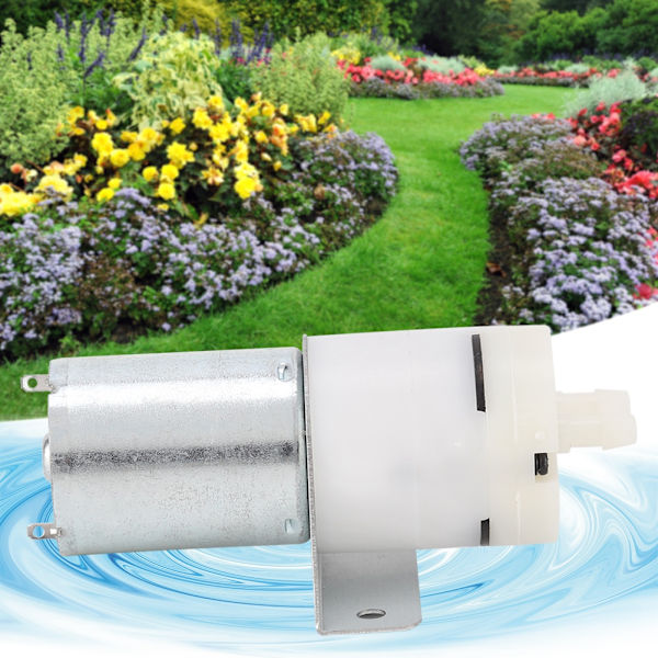 Selvprimende sprøytepumpe Membranpumpe Mikrovannpumpe DC 6V Pumpemaskin